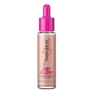 DAY GLOW by Tanologist. Dewy, Glow Serum for daily use; with or without makeup